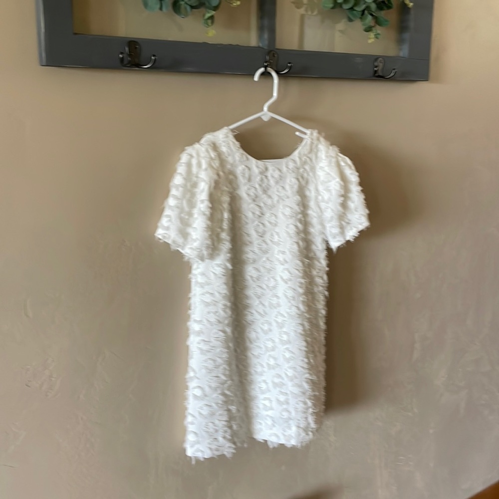 Zara girls white dress
